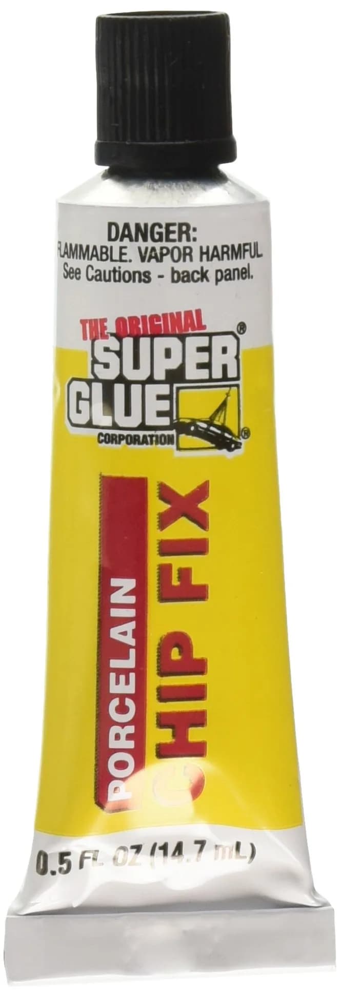 Super Glue Liquid White Glue | Porcelain Repair Adhesive, 14.7ml (0.5 Fl Oz) | Strong Bond for Ceramics & More