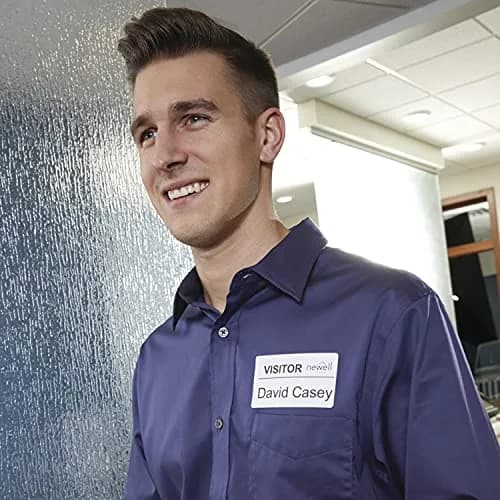 DYMO Authentic LW Name Badge Labels 2-1/4" x 4" (250 Labels) | Direct Thermal Printing thumbnail 9