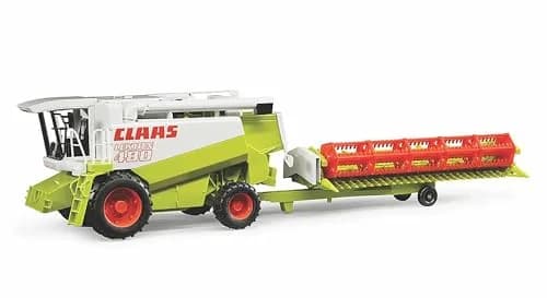 Bruder Claas Lexion 480 Combine Harvester 17.7in x 14.6in x 8.7in | Realistic Farm Toy for Kids thumbnail 2