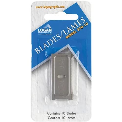 Logan Replacement Mat Cutters Blade 4.00 x 2.00 x 0.25 in | Sharp Stainless Steel Edge thumbnail 1