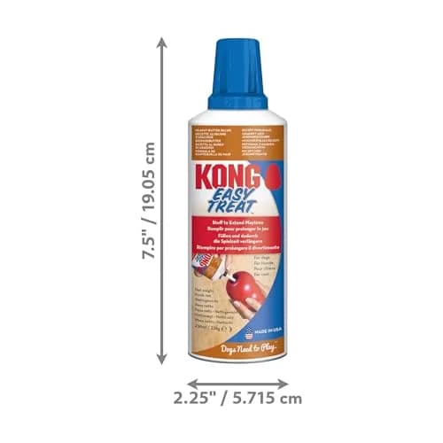 KONG Easy Treat Peanut Butter Dog Treat Paste 227 g (8 Ounce) | Stuffable Dog Treat Paste for KONG Toys thumbnail 2
