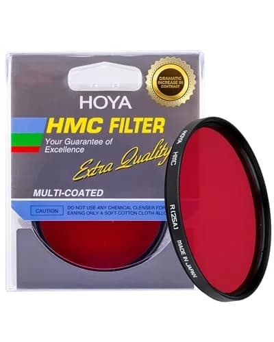 Hoya 52mm HMC Red 25A Screw-in Filter | Contrast & Creative Effects thumbnail 1