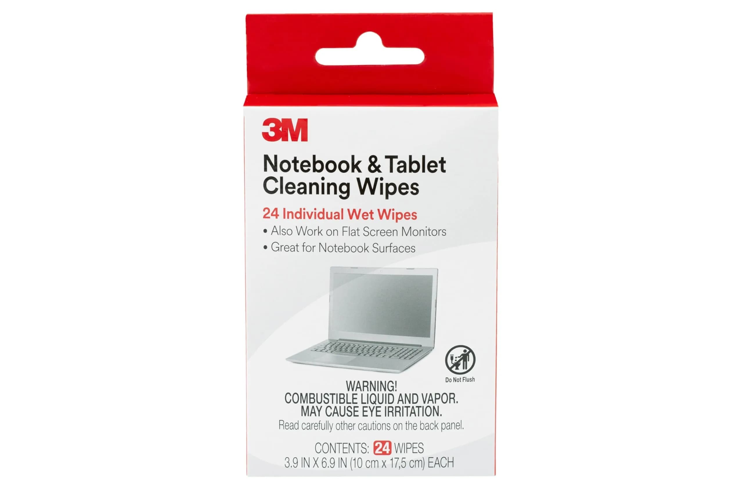 3M Notebook Screen Cleaning Wipes, 24 Count | Cleans Fingerprints & Smudges Without Static Discharge - main product image