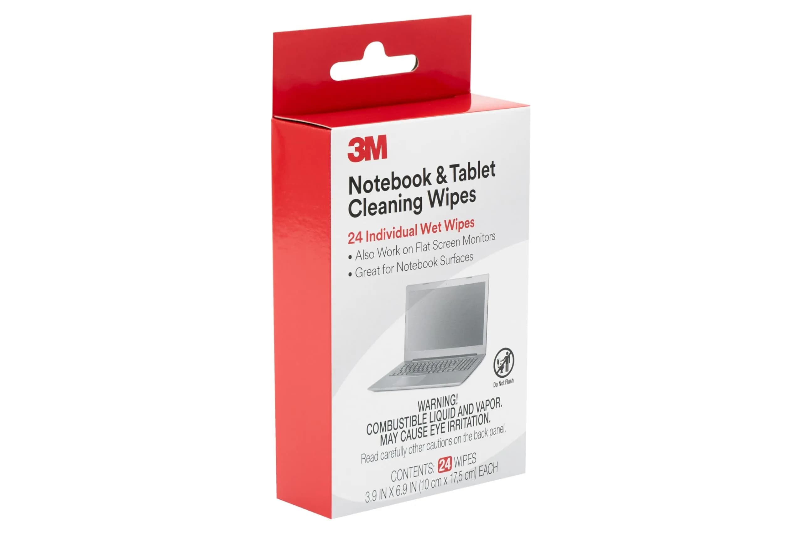 3M Notebook Screen Cleaning Wipes, 24 Count | Cleans Fingerprints & Smudges Without Static Discharge - view 2