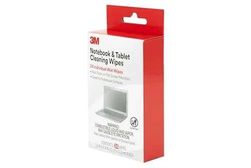 3M Notebook Screen Cleaning Wipes, 24 Count | Cleans Fingerprints & Smudges Without Static Discharge thumbnail 3