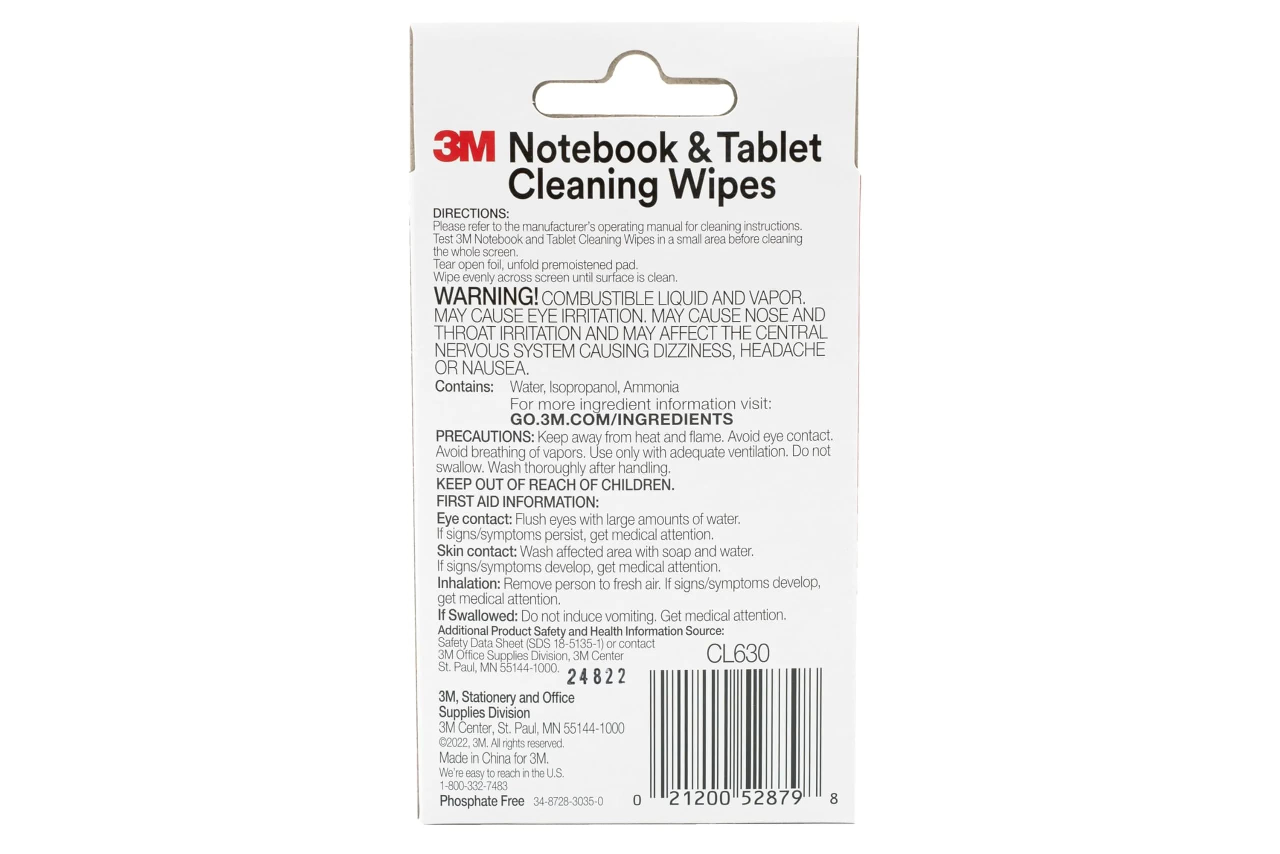 3M Notebook Screen Cleaning Wipes, 24 Count | Cleans Fingerprints & Smudges Without Static Discharge - view 4
