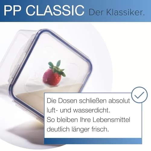 LocknLock Airtight Rectangular Food Storage Container 350ml (11 oz) | BPA-Free, Freezer-Safe, Leak-Proof thumbnail 2