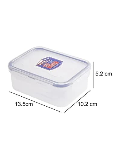 LocknLock Airtight Rectangular Food Storage Container 350ml (11 oz) | BPA-Free, Freezer-Safe, Leak-Proof thumbnail 3