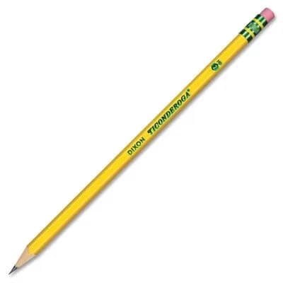 Ticonderoga Wood-Cased Pencils, Unsharpened, HB Soft, Yellow, 24 Count | Smooth Graphite for Students & Office thumbnail 4