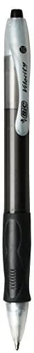 BIC Velocity Retractable Ballpoint Pens, Medium Point (1.0 mm), Black Ink, 12 Pack | Smooth, Reliable Office & School Pen thumbnail 2