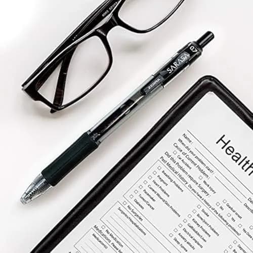 Zebra Pen SARASA X20 Retractable Gel Pens, Assorted Ink, 0.7mm, 10-Pack | Smooth Writing, Rapid Dry Ink thumbnail 7
