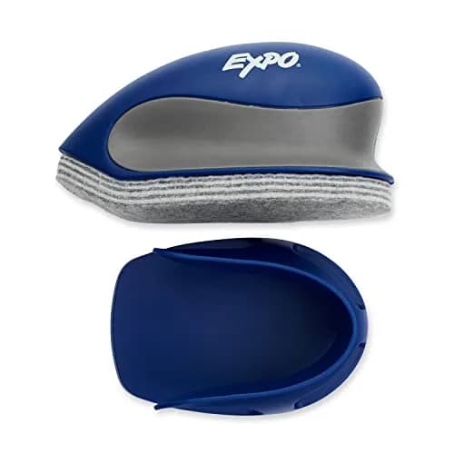 EXPO Precision-Point Whiteboard Eraser, 8 Peel-Off Layers, Docking Station Included - Calendar, Organization, Essential Supplies for Office, School, Classroom, Teachers | Accurate Erasing, Ergonomic Grip, Replaceable Felt Pad thumbnail 4