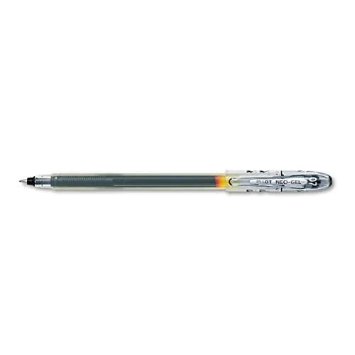 PILOT Neo-Gel Roller Ball Stick Pens, Black Ink, Fine Point, 12-Pack | Smooth Ink Flow Writing Instrument thumbnail 1