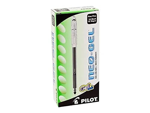 PILOT Neo-Gel Roller Ball Stick Pens, Black Ink, Fine Point, 12-Pack | Smooth Ink Flow Writing Instrument thumbnail 2