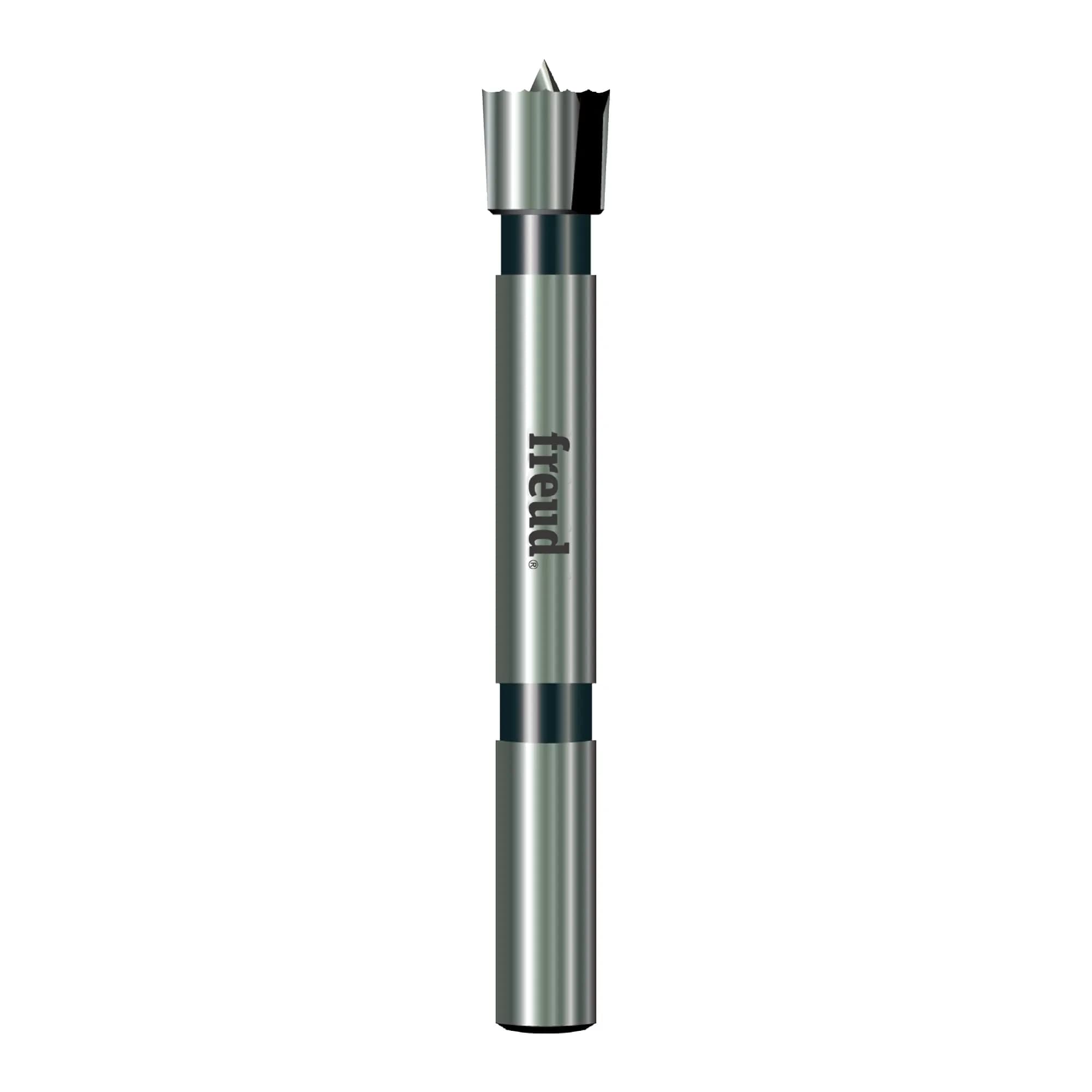 Freud PB-001 Precision Shear Serrated Edge Forstner Drill Bit 6.35mm (1/4-Inch) Shank | Forged Construction for Extended Life — 1/2 Inch