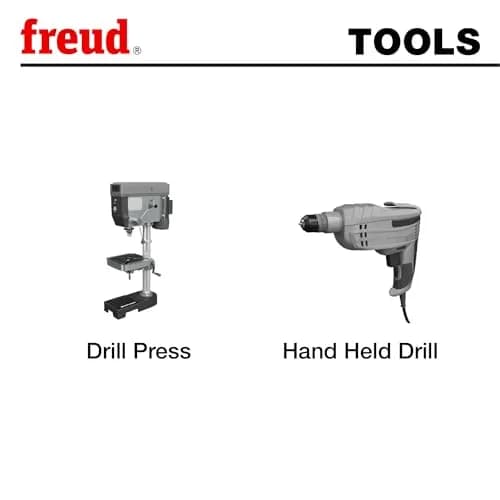 Freud 1-3/4" Precision Shear Forstner Bit with 3/8" Shank | Flawless Flat Bottom Holes in Wood thumbnail 3
