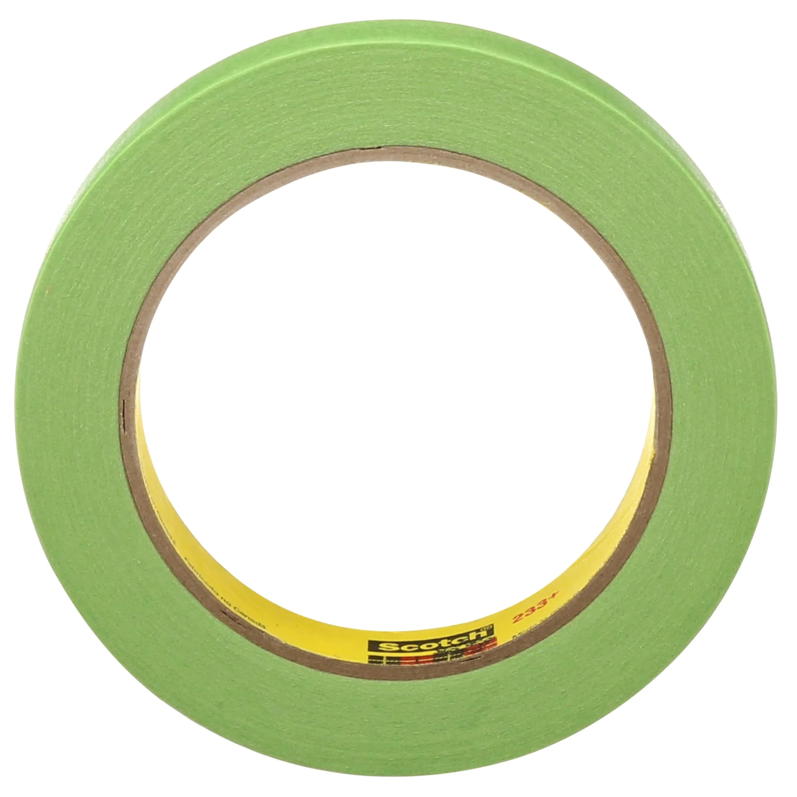 Scotch 233+ Crepe Paper Masking Tape 25 mm x 55 m | Auto Body Masking Tape up to 250°F