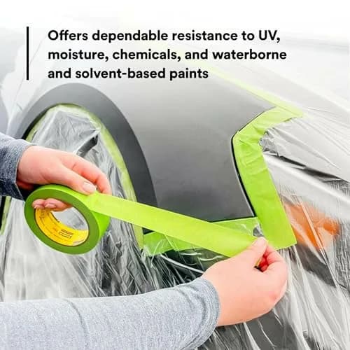 Scotch 233+ Crepe Paper Masking Tape 25 mm x 55 m | Auto Body Masking Tape up to 250°F thumbnail 4