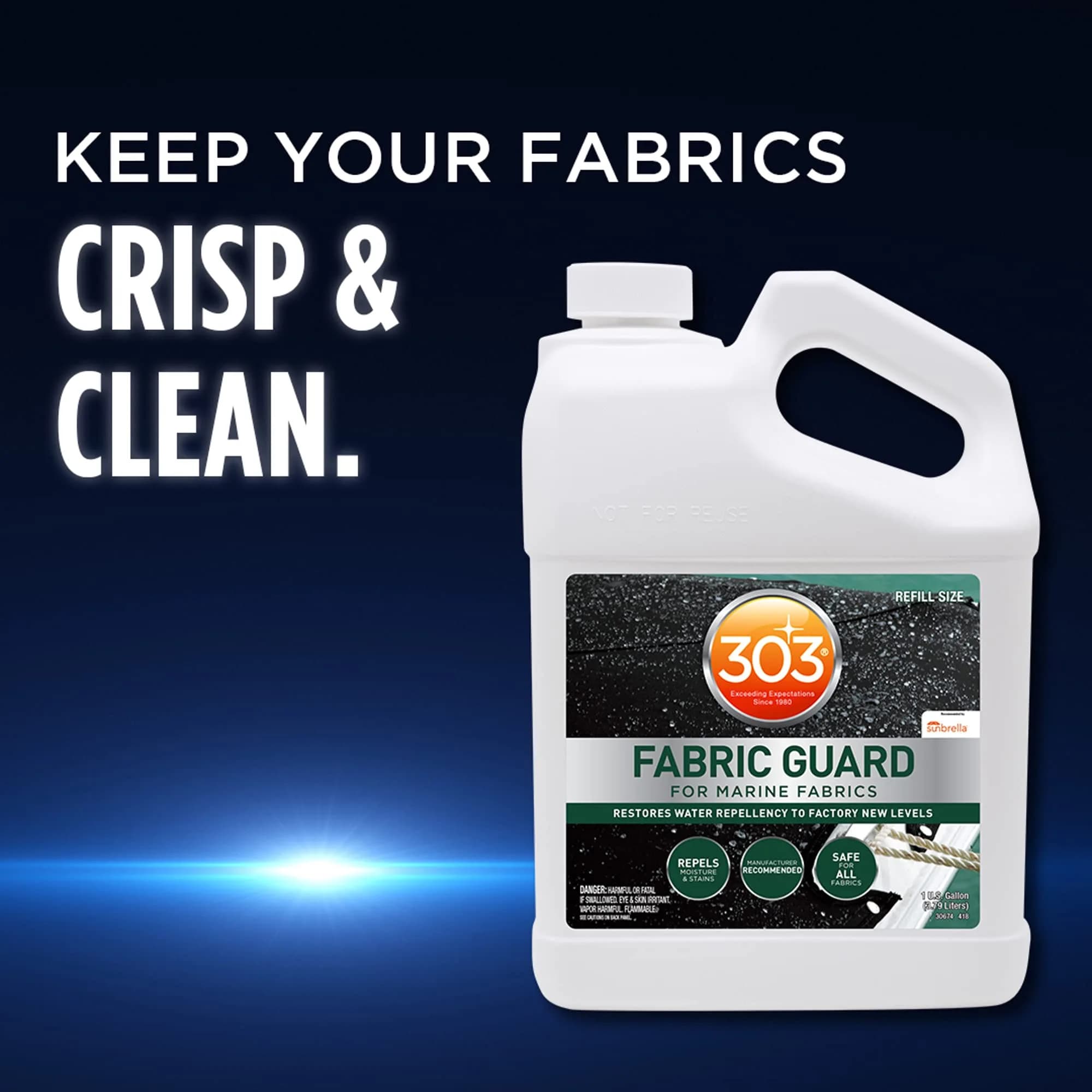 303 Products Marine Fabric Guard 3.78 L (128 Fl Oz) | Protects Canvas & Upholstery for 3 Years - view 4