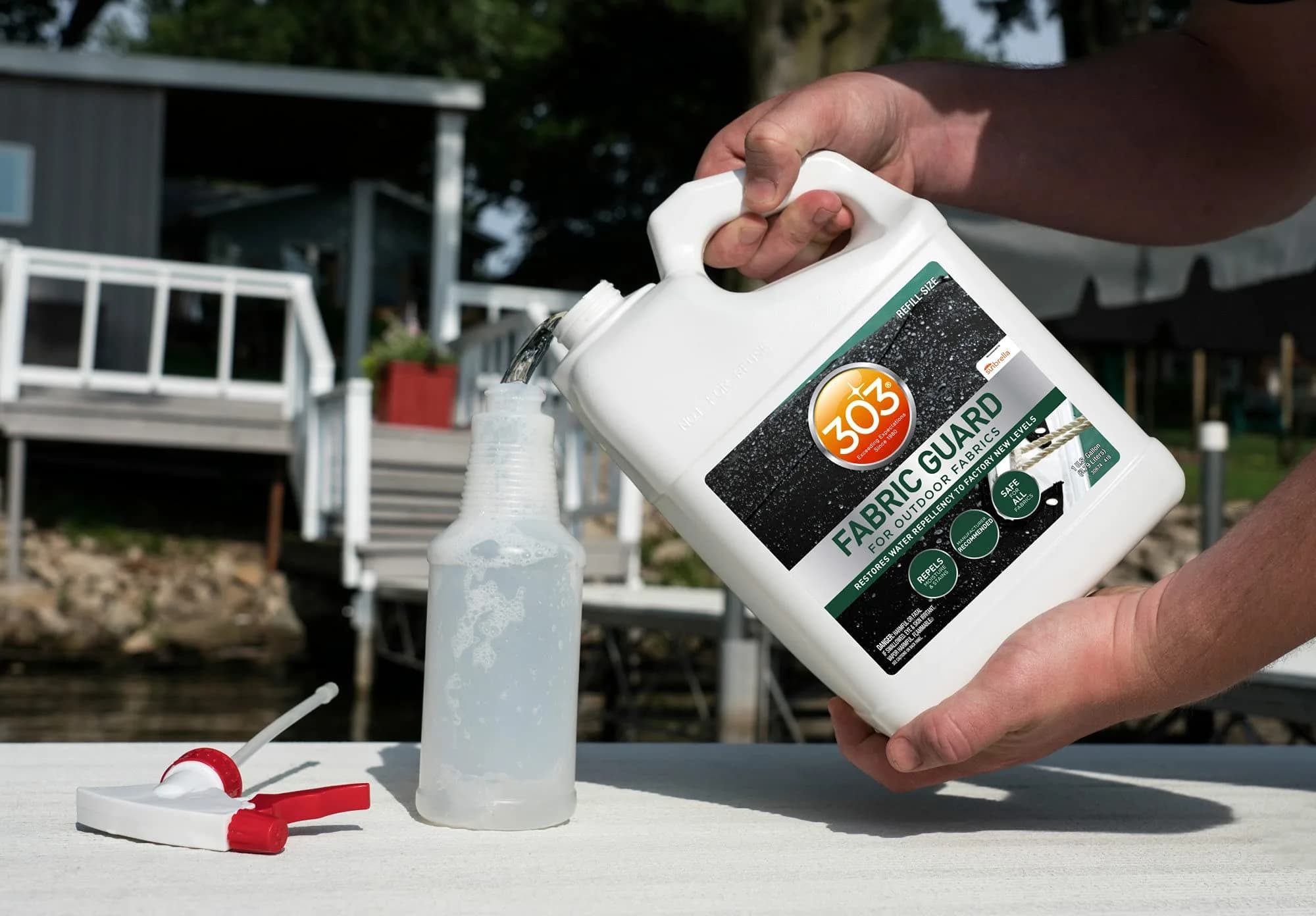 303 Products Marine Fabric Guard 3.78 L (128 Fl Oz) | Protects Canvas & Upholstery for 3 Years - view 6