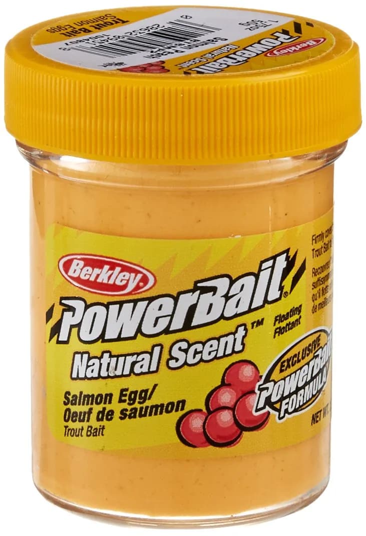 Berkley PowerBait Natural Scent Trout Bait, Salmon Peach | Fish Attractant for Trout