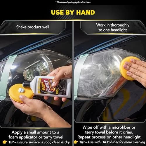 Meguiar's PlastX Clear Plastic Polish 295ml (10 Oz) | Restores Clarity & Removes Scratches thumbnail 5