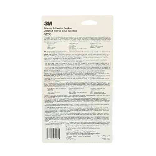 3M Marine Adhesive Sealant 5200 White 1 oz (29.57 ml) Tube | Permanent Bonding & Sealing for Boats and RVs thumbnail 2