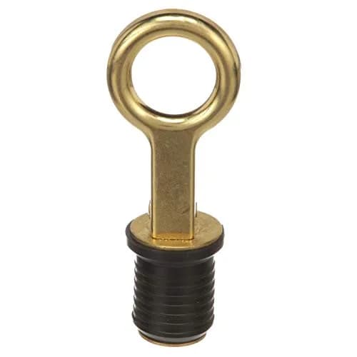 attwood Snap-Handle Drain Plug 1 Inch | Brass Locking Seal for Boating (70-120 chars) thumbnail 3