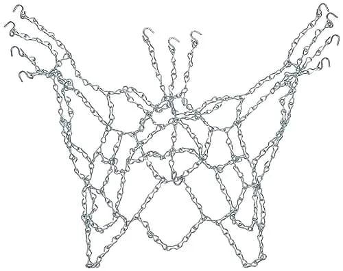 Champion Sports Steel Chain Basketball Net – 21 Inch Heavy-Duty Rustproof Galvanized Steel, All-Weather Indoor/Outdoor Replacement Net thumbnail 1
