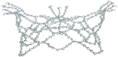 Champion Sports Steel Chain Basketball Net – 21 Inch Heavy-Duty Rustproof Galvanized Steel, All-Weather Indoor/Outdoor Replacement Net thumbnail 2