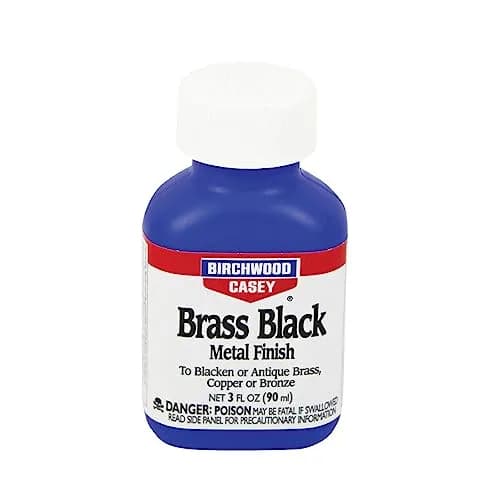 Birchwood Casey Brass Black Metal Finish 3 oz | Fast-Acting Brass & Copper Blackening thumbnail 1
