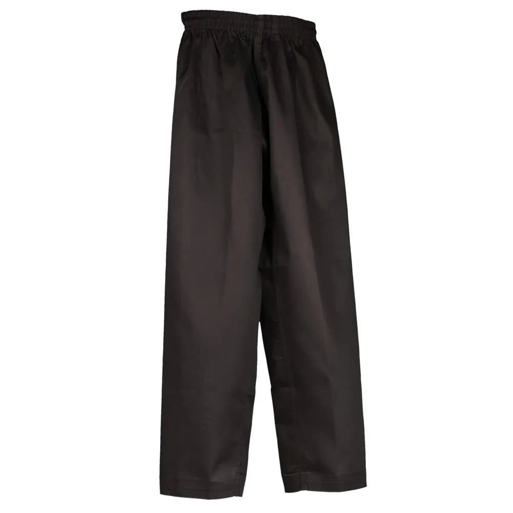 Tiger Claw Martial Arts Pants Poly/Cotton Black 000 | Durable, Easy Care, Snug Fit — Black