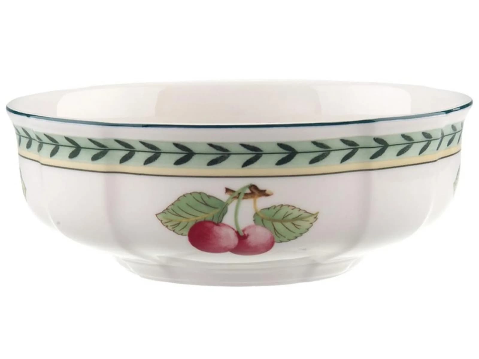 Villeroy & Boch French Garden Fleurence Cereal Bowl, 5.75 in, White/Multicolored | Country Style Dessert Bowl