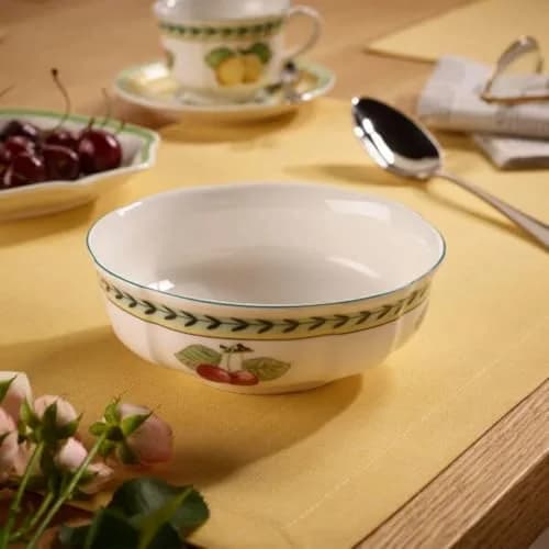 Villeroy & Boch French Garden Fleurence Cereal Bowl, 5.75 in, White/Multicolored | Country Style Dessert Bowl thumbnail 2