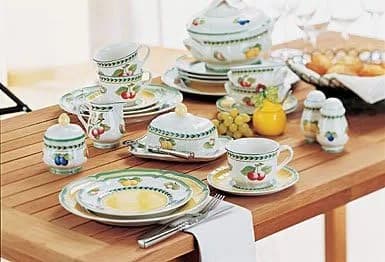 Villeroy & Boch French Garden Fleurence Round Vegetable Bowl 8.25 in | Premium Porcelain, White/Multicolored thumbnail 3