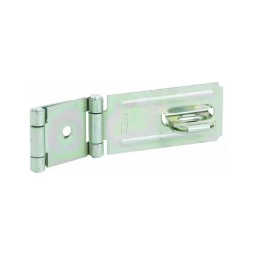 National Hardware Double Hinge Safety Hasp 4-1/2" (11.4 cm) Steel Zinc Plated | Secure Lockers & Doors thumbnail 1