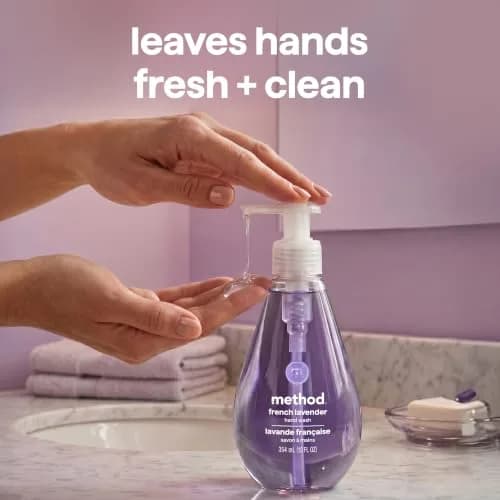 Method Gel Hand Wash French Lavender 355ml (12 fl Oz) | Cleans Hands Softly thumbnail 6