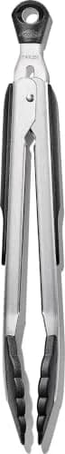 OXO Good Grips 9-Inch Locking Tongs with Nylon Heads | High-Heat Resistant, Non-Stick Safe, Dishwasher Safe thumbnail 1