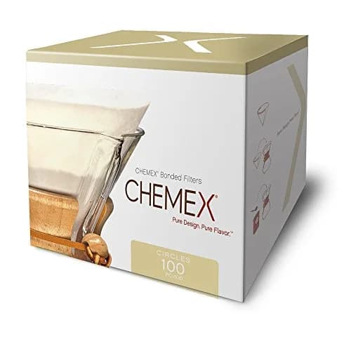 Chemex Bonded Circle Coffee Filters 100 Count | Thicker Paper for Pure Coffee Flavor thumbnail 2