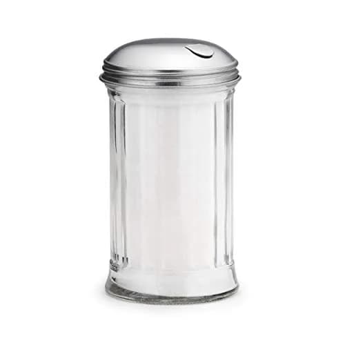 Tablecraft Sugar Pourer 12 oz | Clear Glass with Hinged Lid, Dishwasher Safe thumbnail 3