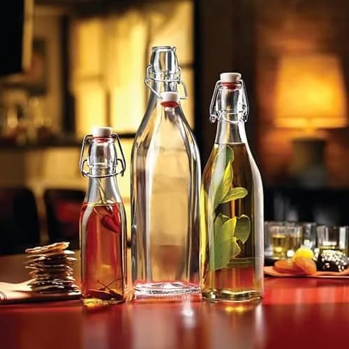 Bormioli Rocco Square Swing Bottle 33.75 Ounce | Leak Proof Glass Bottle for Oils & Vinegars thumbnail 7