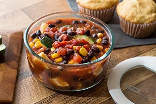 Pyrex Simply Store 2-Cup Round Glass Food Storage Dish with Lid | Microwave Safe, BPA-Free, 0.65L (2 Fl Oz) thumbnail 2