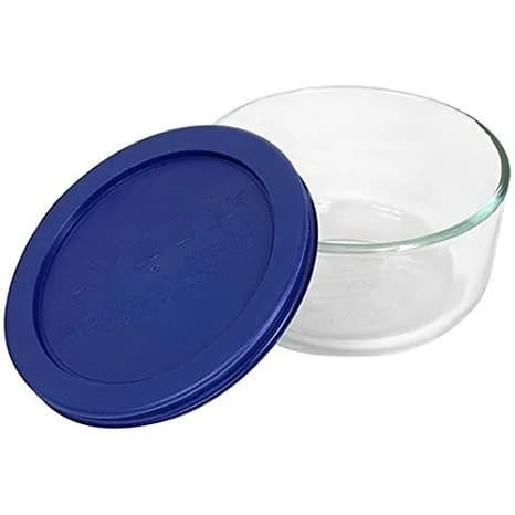 Pyrex Simply Store 2-Cup Round Glass Food Storage Dish with Lid | Microwave Safe, BPA-Free, 0.65L (2 Fl Oz) thumbnail 4