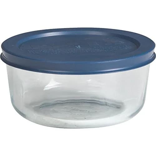 Pyrex Simply Store 2-Cup Round Glass Food Storage Dish with Lid | Microwave Safe, BPA-Free, 0.65L (2 Fl Oz) thumbnail 5