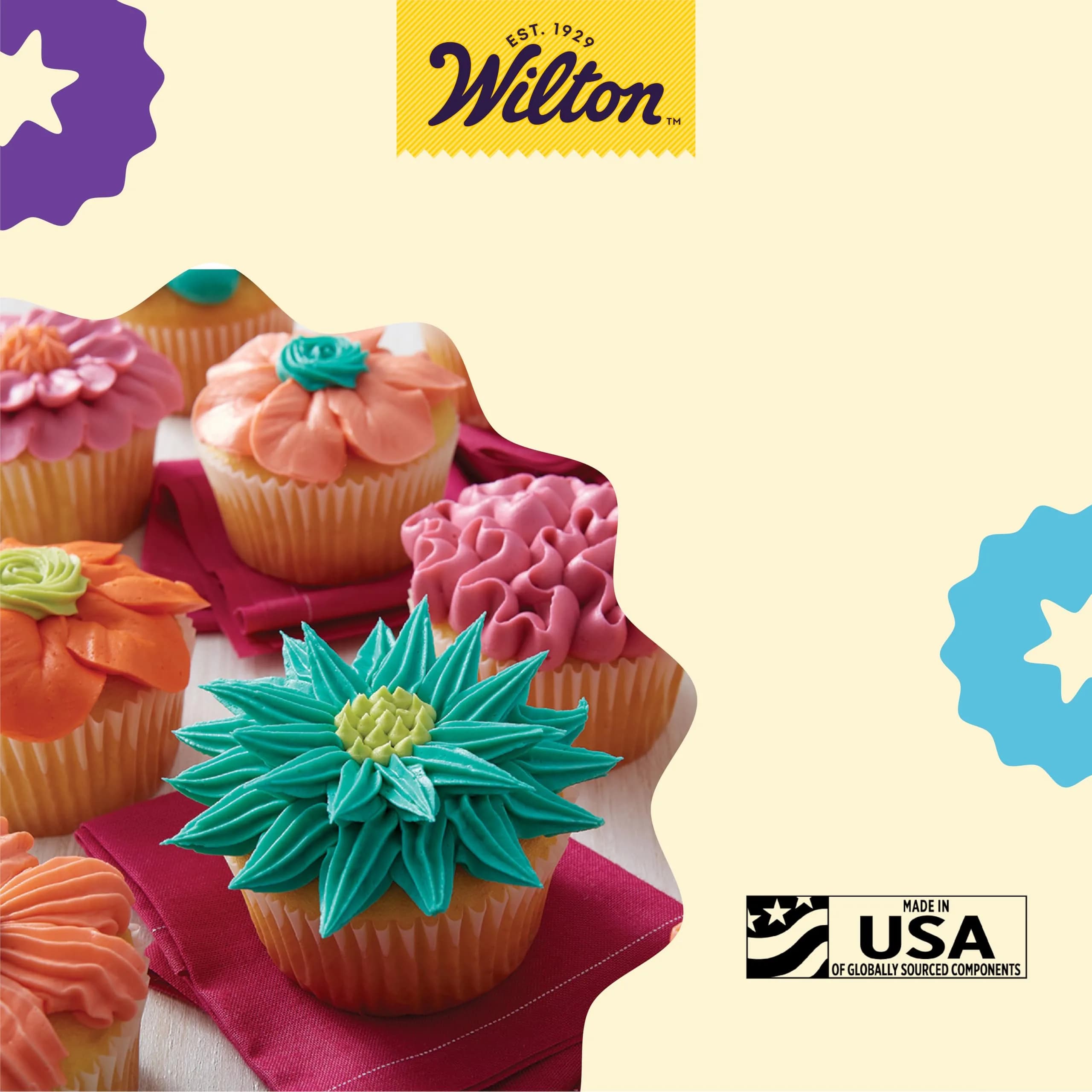 Wilton 8-Count Gel Food Coloring Set | Vibrant Colors for Cakes & Frosting - view 4