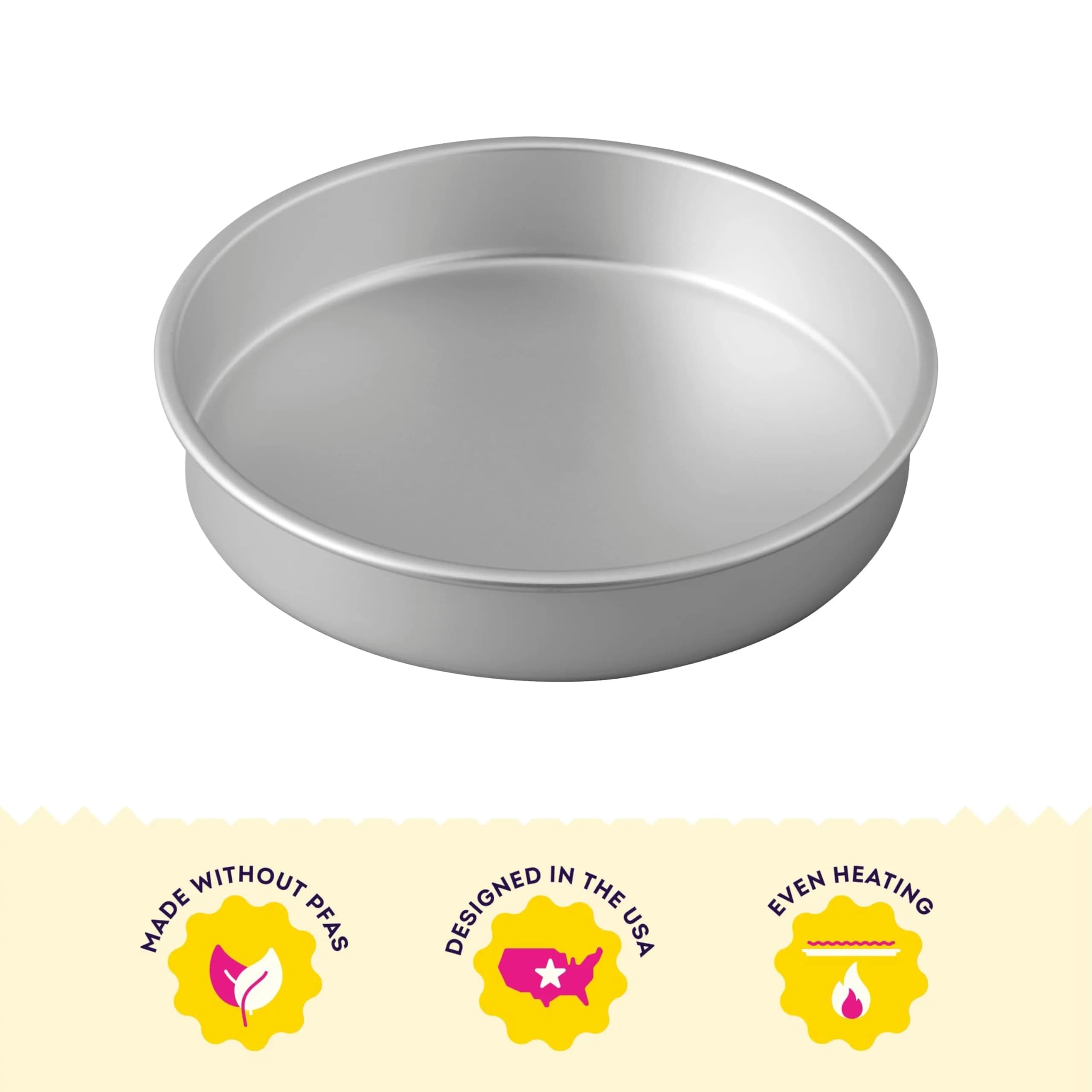Wilton Performance Aluminum Round Cake Pan 25cm (10 in.) | Even Heat Distribution for Professional Baking - view 3