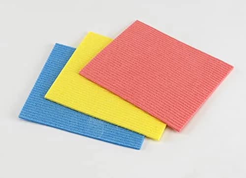 Casabella Cellulose Sponge Cloths Set of 3 | All-Purpose Reusable Cleaning Wipes, 8 x 7-Inch thumbnail 2