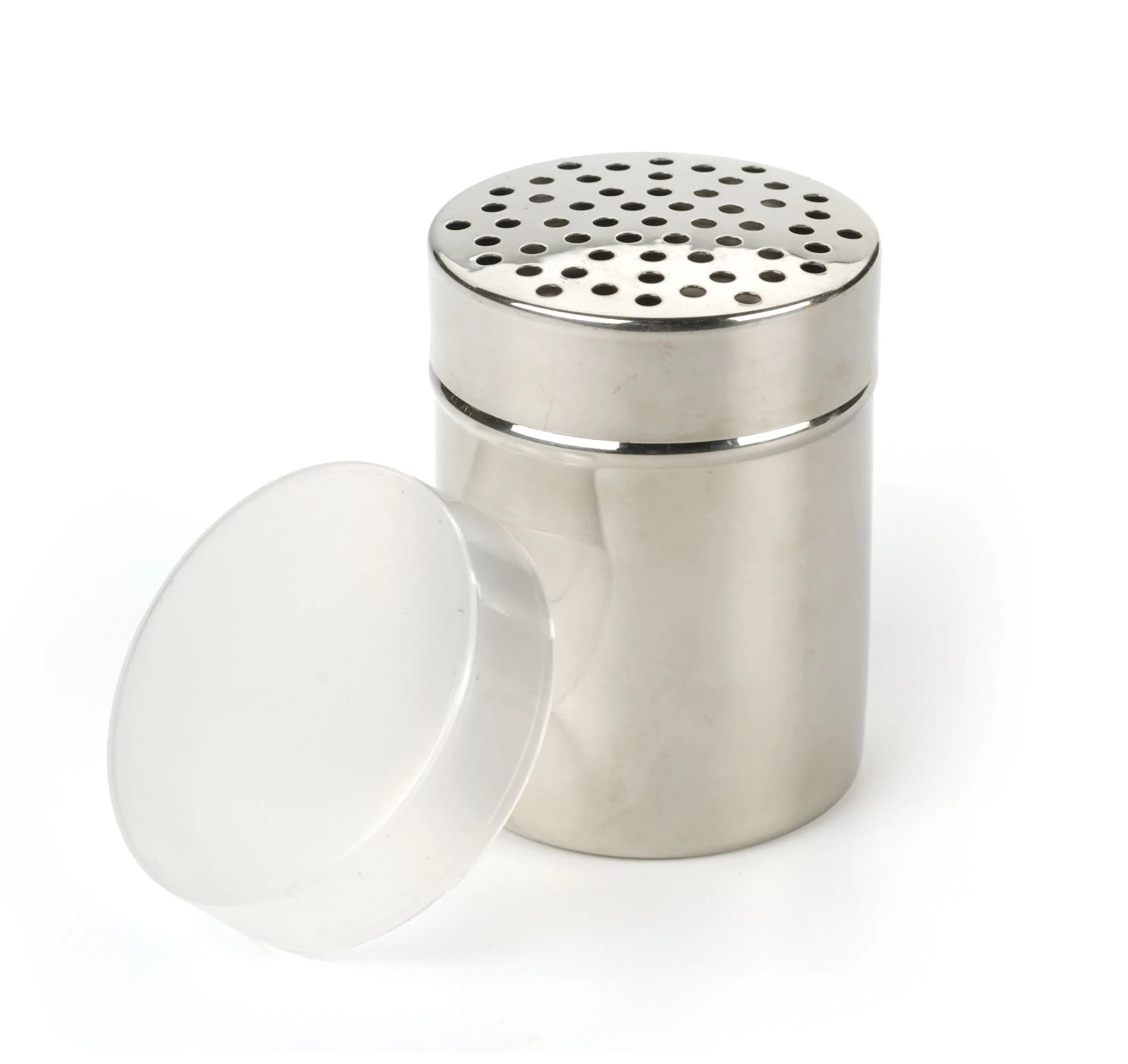 RSVP International Endurance Kitchen Shaker Collection 11 oz Stainless Steel | Compact & Airtight