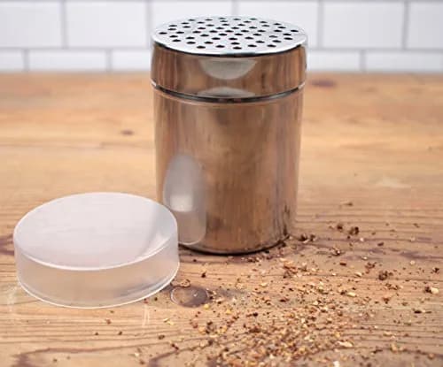 RSVP International Endurance Kitchen Shaker Collection 11 oz Stainless Steel | Compact & Airtight thumbnail 3