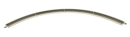 Bachmann Trains 22" Radius Curved Track 4PK NS Rail with Roadbed HO Scale | Snap-Fit E-Z Track System thumbnail 2